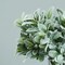 2 Frosted Green 24-Inch Artificial Flocked Lambs Ear LEAVES SPRAYS STEMS